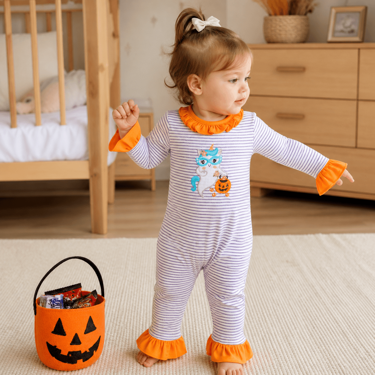 Boonicorn Combo Ruffle Playsuit - Magnolia BabyPlaysuit
