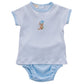 Boots and Blooms Diaper Cover Set - Light Blue - Luna and ArloDiaper Cover