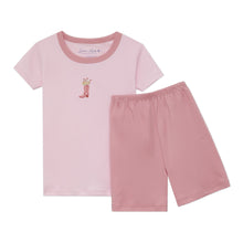  Boots and Blooms Short Pajamas - Pink - Magnolia BabyShort Pajamas