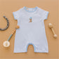 Boots and Blooms Short Playsuit - Light Blue - Luna and ArloShort Playsuit