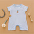 Boots and Blooms Short Playsuit - Light Blue - Luna and ArloShort Playsuit