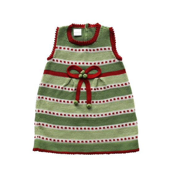 Bow Christmas Dress - Magnolia BabyDress