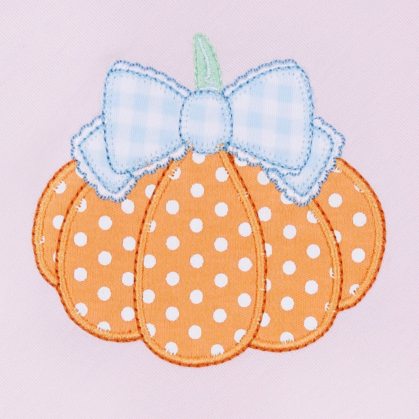 Magnolia Baby_Bowtique Pumpkin Applique Collared Dress_2