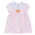 Magnolia Baby_Bowtique Pumpkin Applique Collared Dress_1
