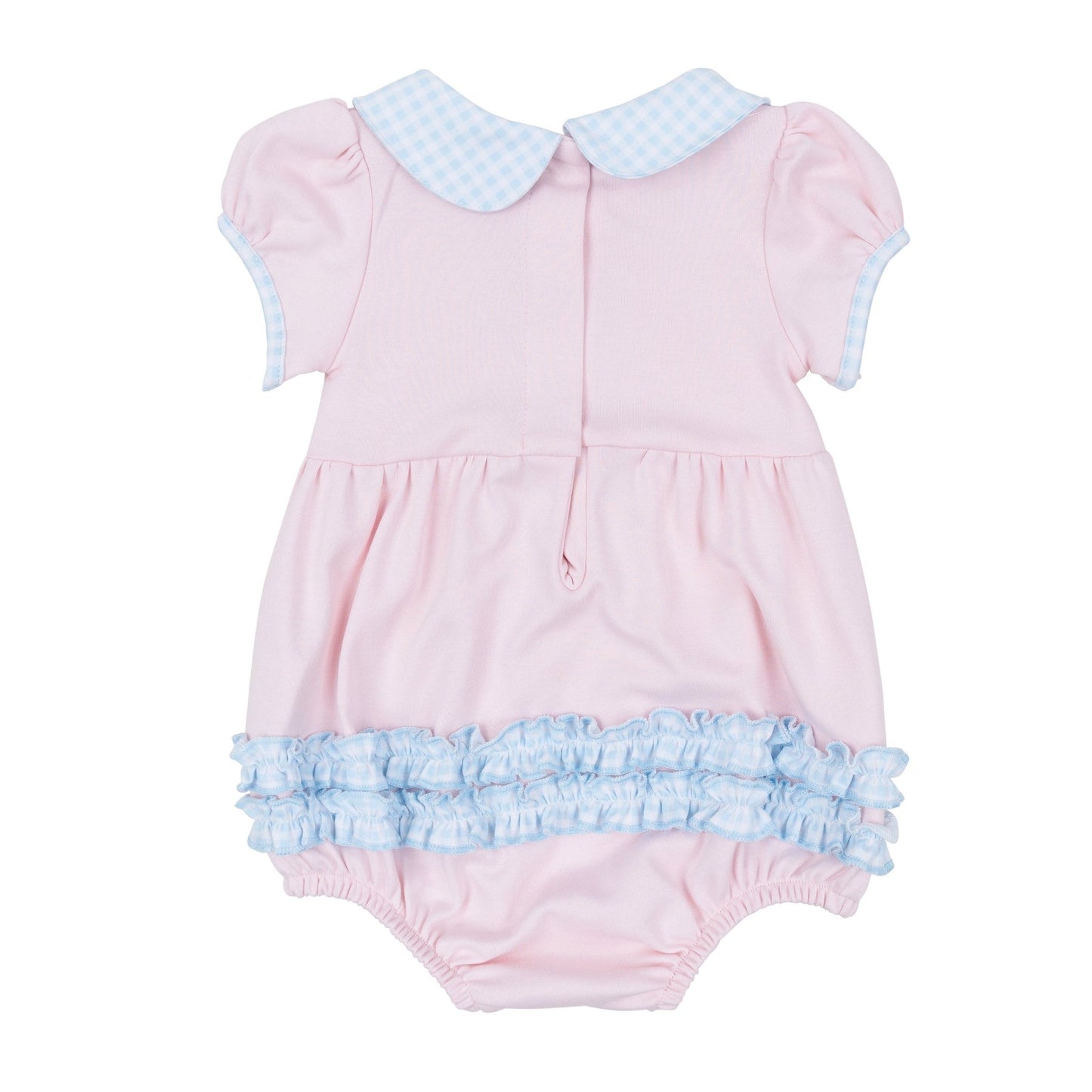 Magnolia Baby_Bowtique Pumpkin Applique Collared Ruffle Bubble_4