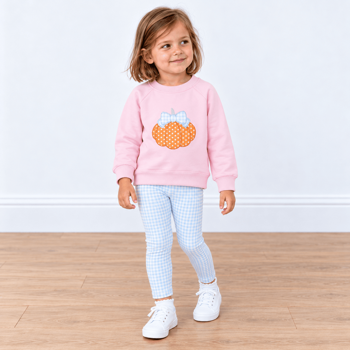 Magnolia Baby_Bowtique Pumpkin Applique Pullover Sweatshirt_4