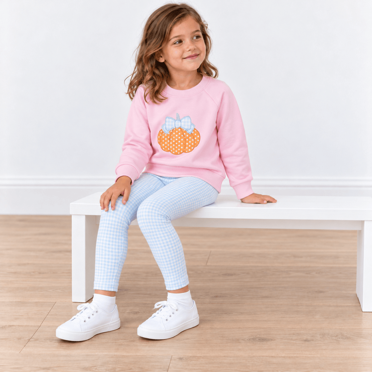 Magnolia Baby_Bowtique Pumpkin Applique Pullover Sweatshirt_5