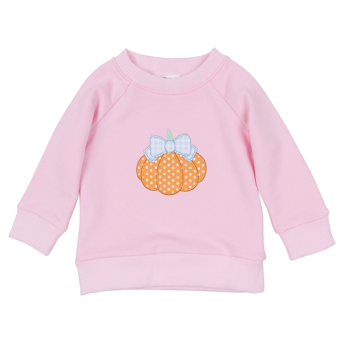 Magnolia Baby_Bowtique Pumpkin Applique Pullover Sweatshirt_1