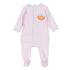 Magnolia Baby_Bowtique Pumpkin Applique Ruffle Footie_1