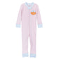 Magnolia Baby_Bowtique Pumpkin Applique Zip Pajamas_1
