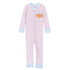 Magnolia Baby_Bowtique Pumpkin Applique Zip Pajamas_1