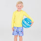 Boys Down By The Bay Swim Trunks - Magnolia BabySwim Trunks