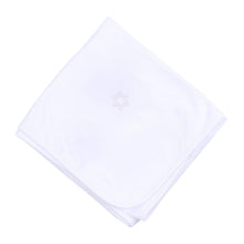  Brit Milah White White Embroidered Receiving Blanket - Magnolia BabyReceiving Blanket