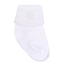  Brit Milah White White Embroidered Socks - Magnolia BabySocks