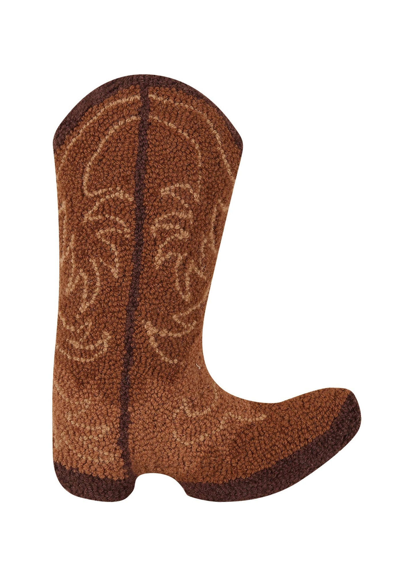 Brown Cowboy Boot Hook Pillow - Magnolia BabyPillow