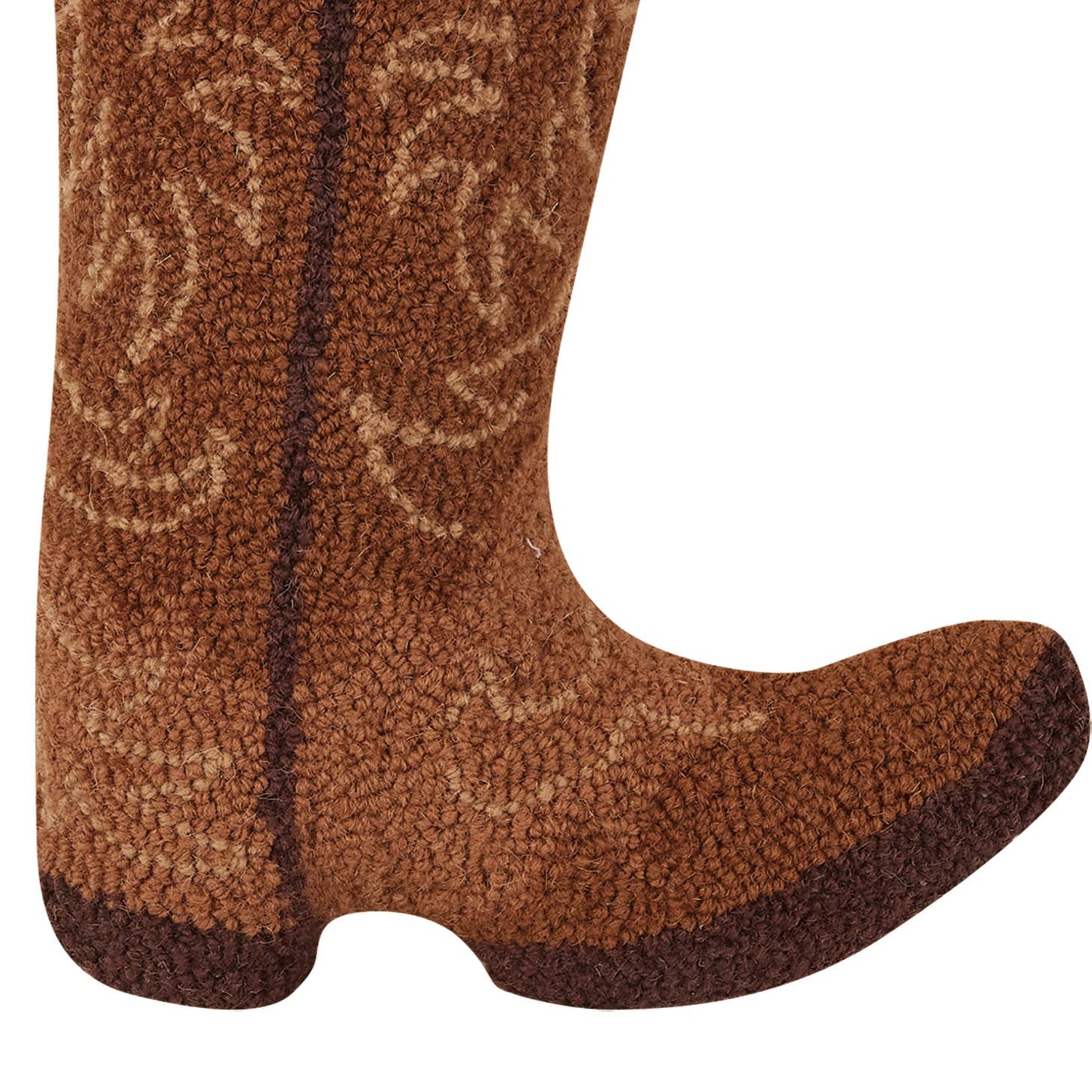 Brown Cowboy Boot Hook Pillow - Magnolia BabyPillow