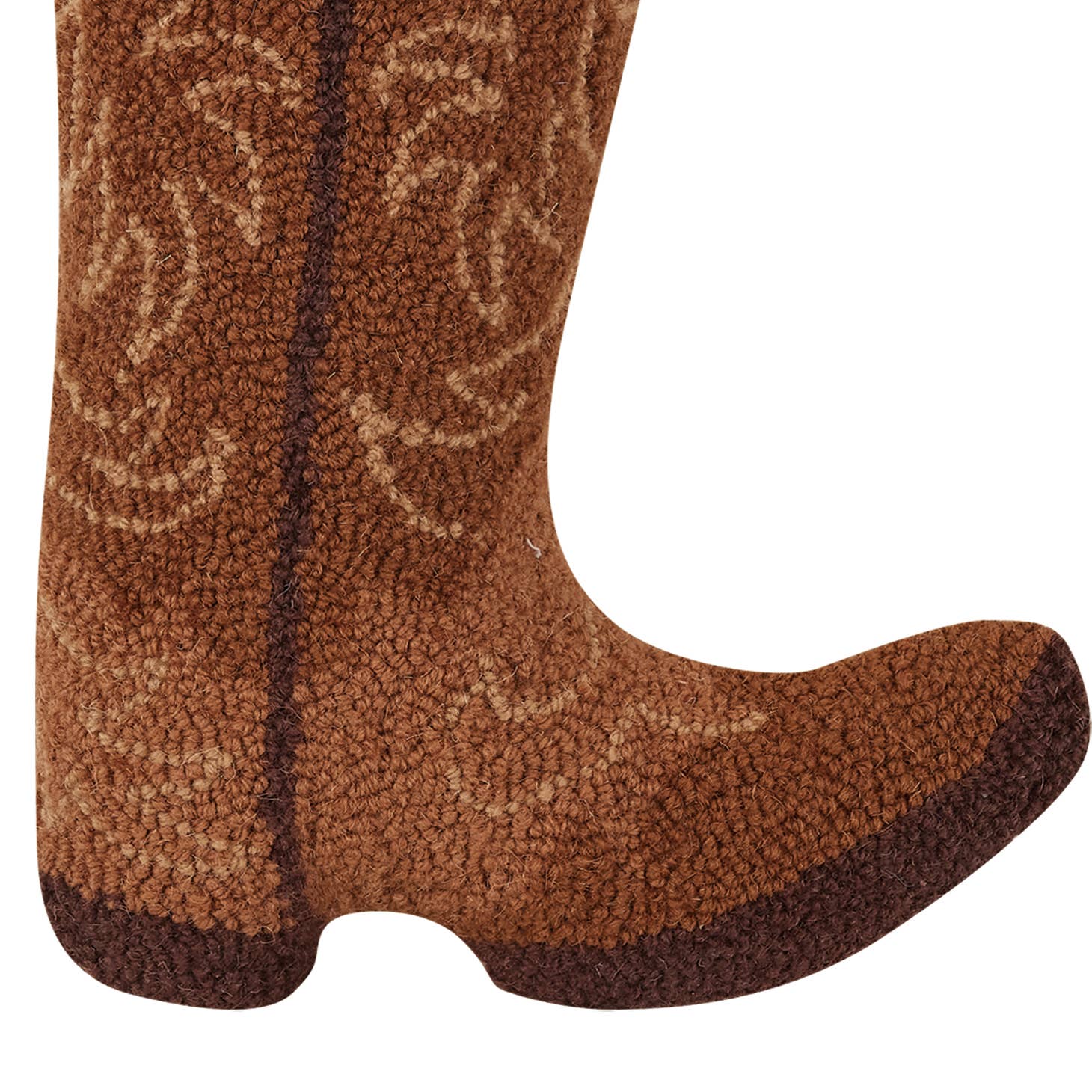 Brown Cowboy Boot Hook Pillow - Magnolia BabyPillow