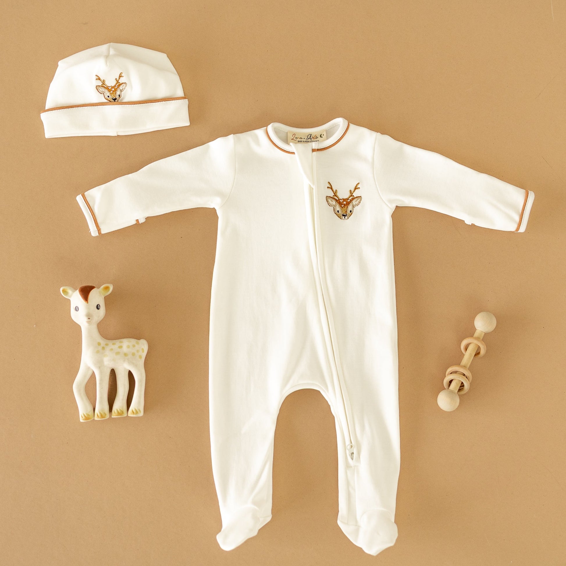 Buckhead Zip Footie - Magnolia BabyFootie