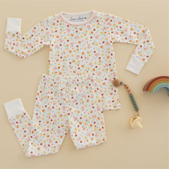 Bugs and Blossoms Long Pajamas - Magnolia BabyLong Pajamas