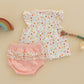 Bugs and Blossoms Ruffle Diaper Cover Set - Luna and ArloDiaper Cover