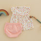 Bugs and Blossoms Ruffle Diaper Cover Set - Luna and ArloDiaper Cover