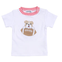  Bulldog Football Applique Boy T-Shirt - Magnolia BabyT-Shirt