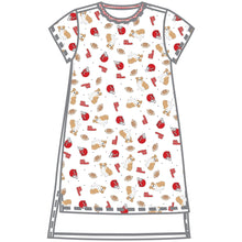  Bulldog Football Girl's Nightdress - Magnolia BabyNightdress