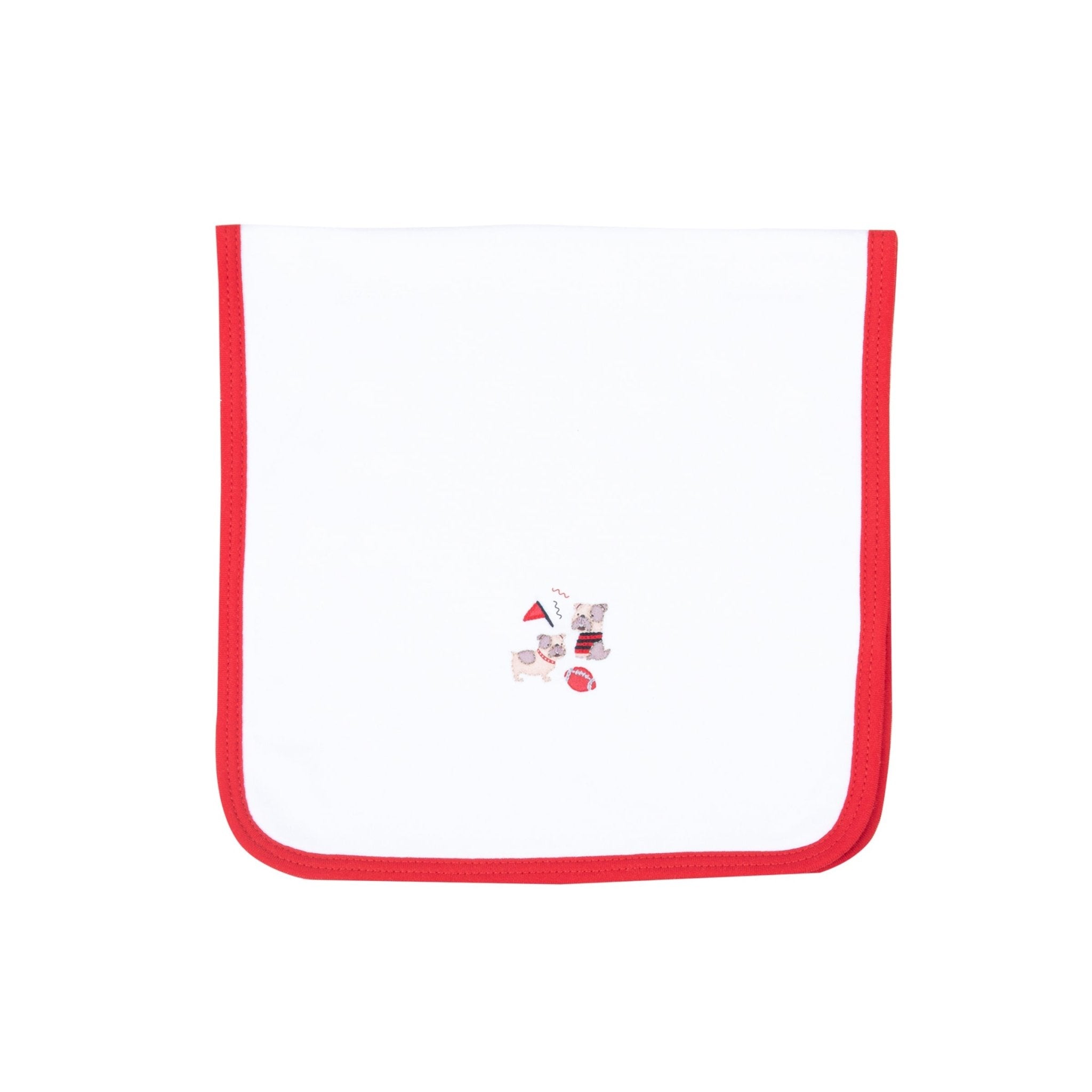 Bulldog Pride Embroidered Burp Cloth - Magnolia BabyBurp Cloth