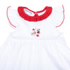 Bulldog Pride Embroidered Flutters Dress - Magnolia BabyDress