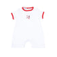 Bulldog Pride Embroidered Short Playsuit - Magnolia BabyShort Playsuit