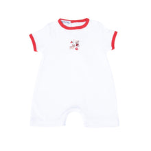  Bulldog Pride Embroidered Short Playsuit - Magnolia BabyShort Playsuit