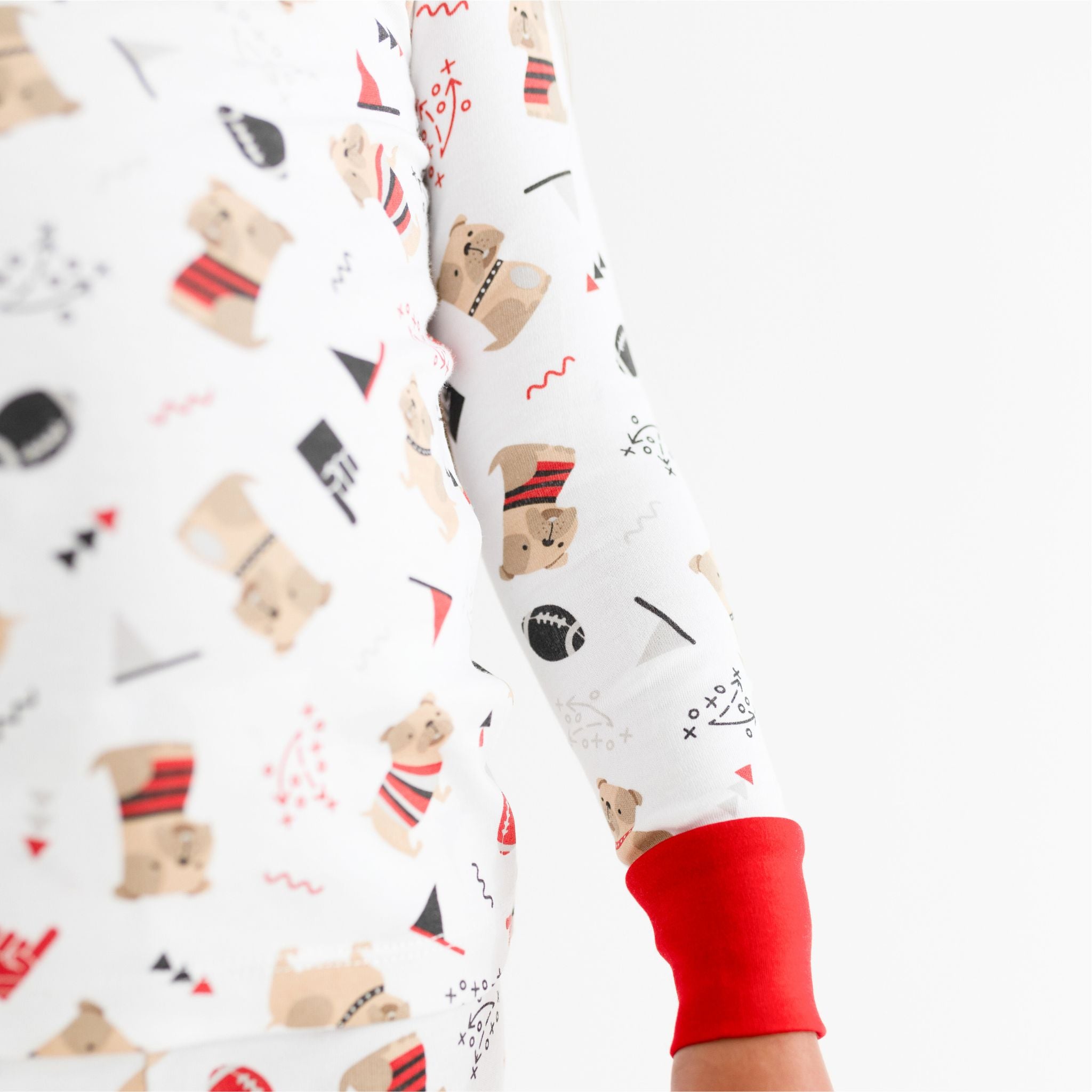Bulldog Pride Long Pajamas - Magnolia BabyLong Pajamas