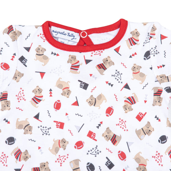 Bulldog Pride Print Dress - Magnolia BabyDress