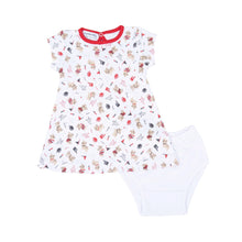  Bulldog Pride Print Dress - Magnolia BabyDress