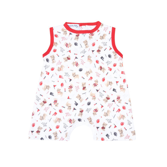 Bulldog Pride Print Short Playsuit - Magnolia BabyShort Playsuit