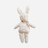 Bunny Doll with Taupe Velveteen Ribbon - 14" - Magnolia BabySoft Toy