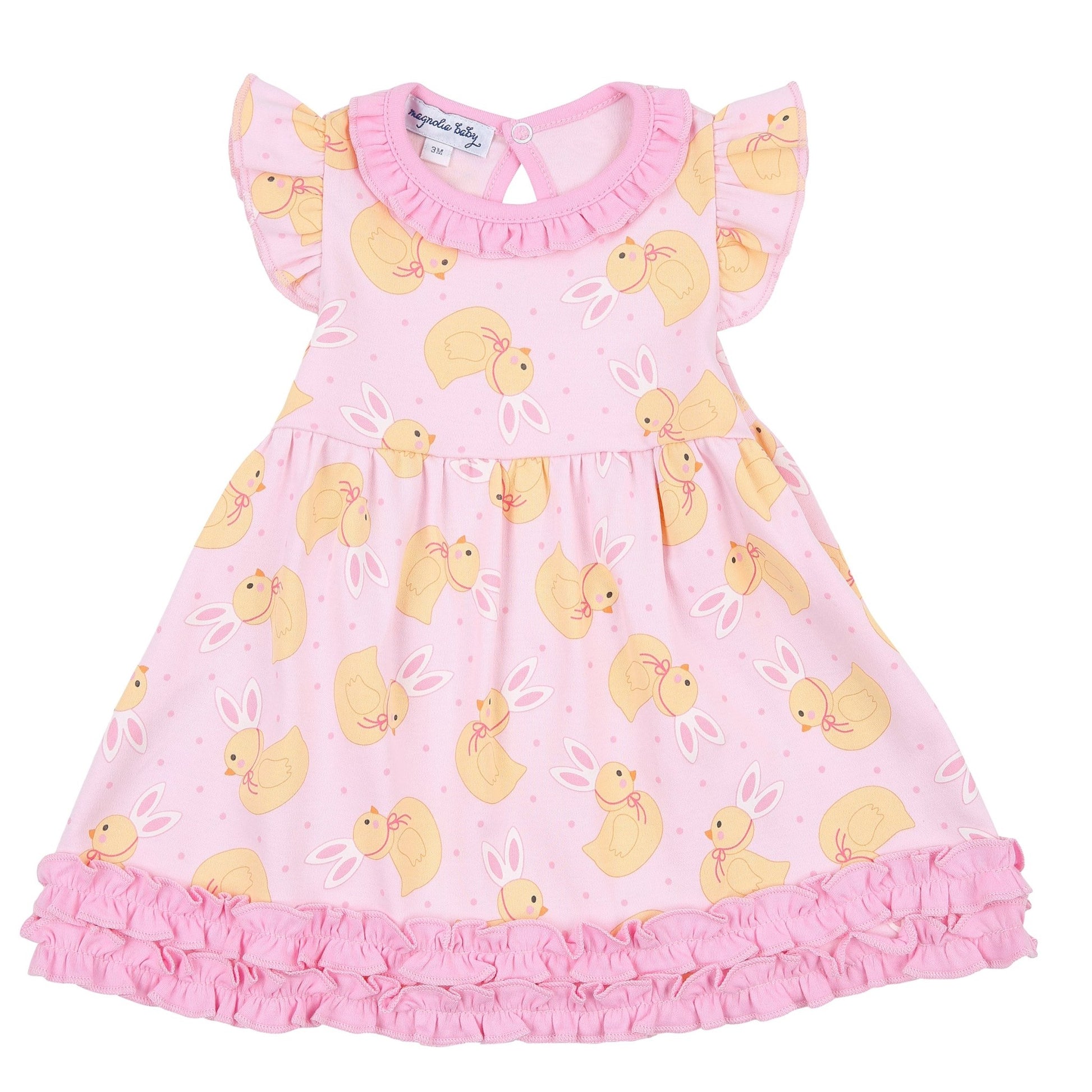 Bunny Ears Dress Set - Pink - Magnolia BabyDress