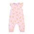 Bunny Ears Pink Print Flutters Playsuit - Magnolia BabyPlaysuit