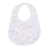 Bunny Hop Bib - Pink - Magnolia BabyBib