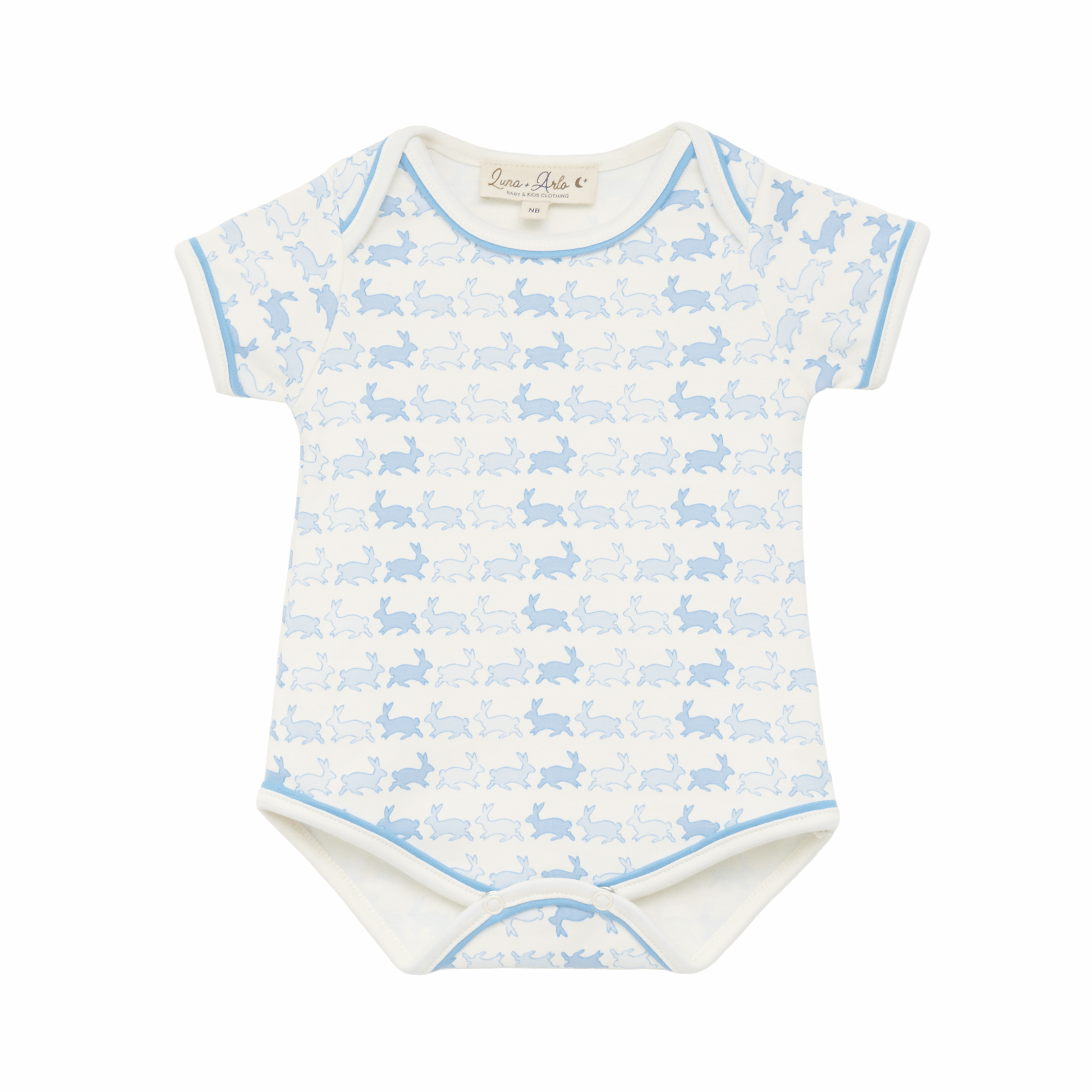 Bunny Hop Bodysuit - Sky - Luna and Arlo Bodysuit