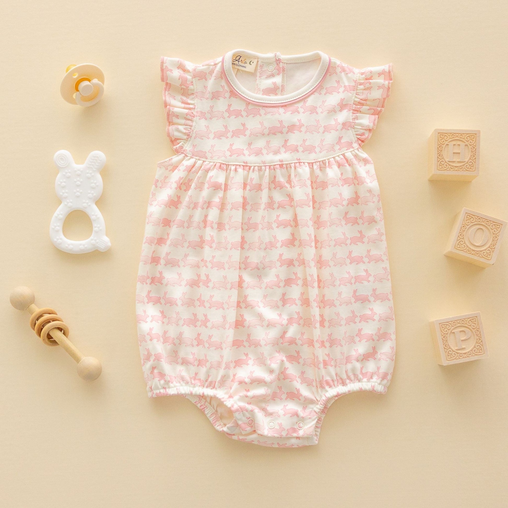 Bunny Hop Bubble - Dusty Rose - Magnolia BabyBubble