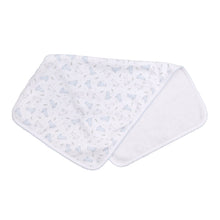  Bunny Hop Burp Cloth - Light Blue - Magnolia BabyBurp Cloth