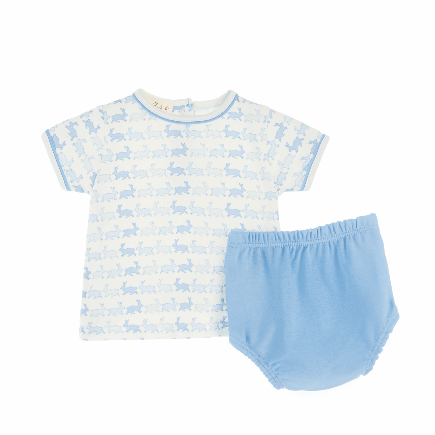 Bunny Hop Diaper Cover Set - Sky - Luna and Arlo Diaper Cover