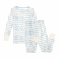 Bunny Hop Long Pajamas - Sky - Luna and Arlo Long Pajamas