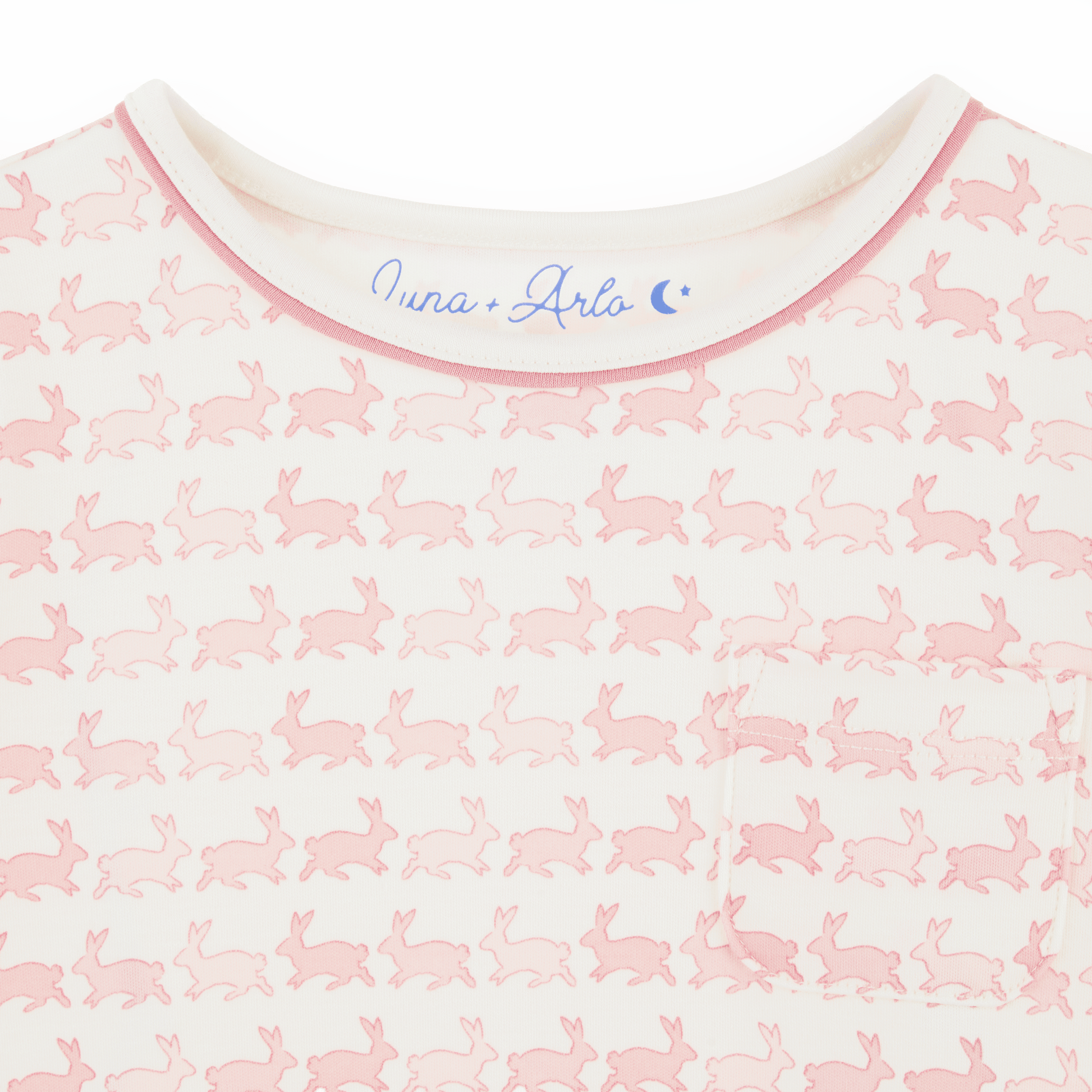 Bunny Hop Nightdress - Dusty Rose - Magnolia BabyNightdress