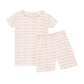 Bunny Hop Short Pajamas - Dusty Rose - Magnolia BabyShort Pajamas