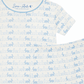 Bunny Hop Short Pajamas - Sky - Luna and Arlo Short Pajamas