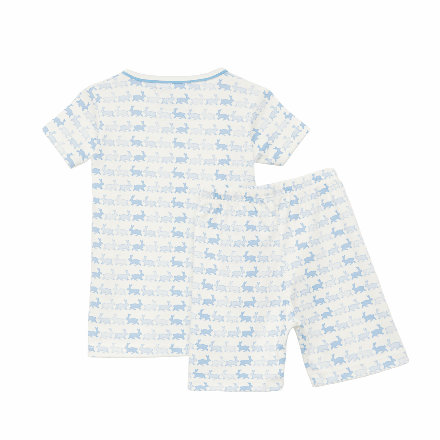 Bunny Hop Short Pajamas - Sky - Luna and Arlo Short Pajamas