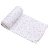 Bunny Hop Swaddle Blanket - Pink - Magnolia BabySwaddle Blanket