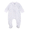 Bunny Hop Zip Footie - Light Blue - Magnolia BabyFootie